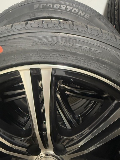 プリウス30-50、215/45/r17ノーマルタイヤ新品