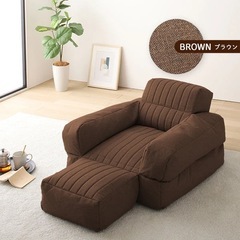 3WAY ビーズソファ ブラウンの画像