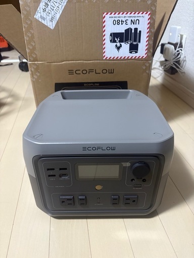 エコフロー　EcoFlow 2 max 認定整備済品　未使用　ポータブル電源　ポタ電