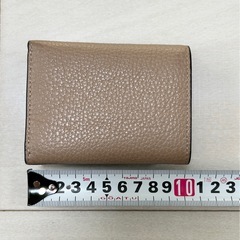 コーチ 三つ折り財布 レザー 88666 IMTAU 1 トープ ベージュの画像