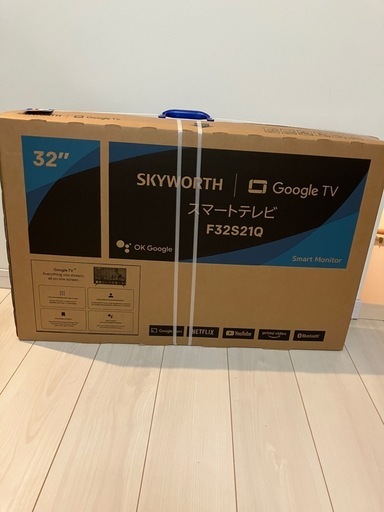 新品。スマートテレビ、Google   TV、32型、F32S21Q