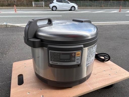 ■中古品 パナソニックIHジャー炊飯器 SR-PGB54P 2013年 5.4L 単相200V 厨房 動作問題なし■