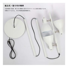 【美品】間接照明　フロアスタンド フロアライト スタンドライト 3灯 ホワイト※お値引き可の画像