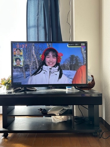冷蔵庫,テレビ、洗濯機、ガスコンロ