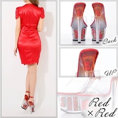 薔薇 3段ローズ グラデーション 17cmピンヒールの画像