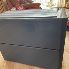 Fits フィッツケース 収納ケース 2段セット（押し入れ用／使用感あり）の画像