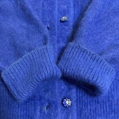 Americaya 青い刺繍長袖カーディガンの画像