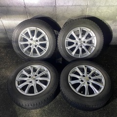 ほぼ新品溝！185/65r15スタッドレスタイヤホイール 4本セット フリード、ノート、デミオ等に！の画像