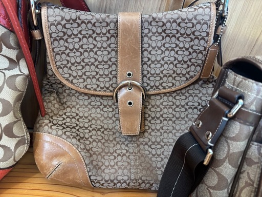 【値下げ可能】coachショルダーバック　3点セット