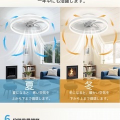 ファン付きシーリングライトの画像