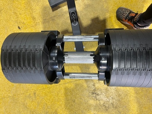 【配送可】NUO FLEX BELL フレックスベル　32kg×2個　台座付き　可変式ダンベル