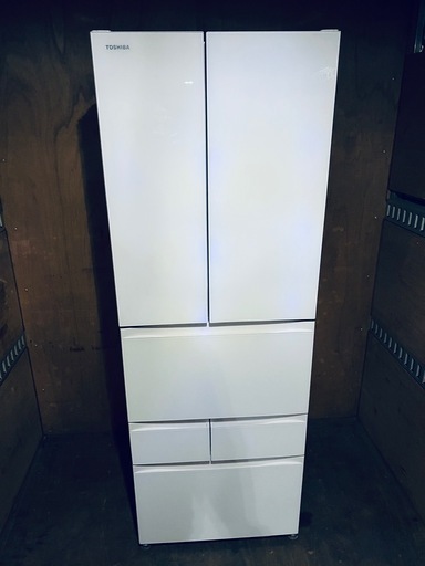 ?配送無料?2022年製 ほぼ未使用　500L冷蔵庫 東芝 TOSHIBA