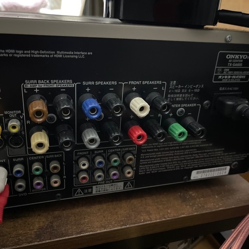 ONKYO AVアンプTX-SA605 (ru) 名谷のオーディオ《AVアンプ》の中古