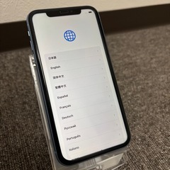 iPhoneXR　ブルー　SIMフリー　64GB 　バッテリー最大容量81%の画像