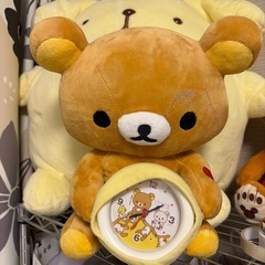 ポムポムプリン、リラックマ時計、リラックマの画像