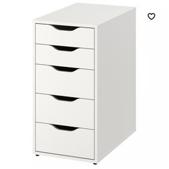 【PCデスク/ドレッサー/勉強机】IKEA大きめ白デスク　の画像