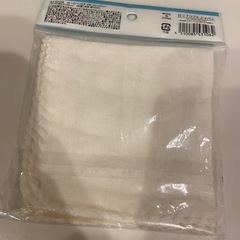 ガーゼハンカチ×2枚の画像