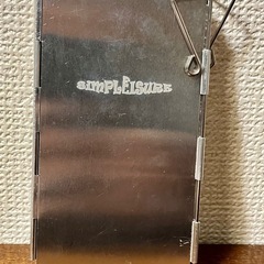 キャンプ登山用折り畳み式コンパクトストーブ防風板の画像