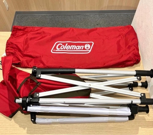 Coleman コールマン ツーウェイ キャプテン チェア レッド 未使用 まゆひめ】Coleman チェア ツーウェイキャプテンチェア レッド