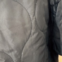 【中古】キルティングジャケット LL ブラック レディースの画像