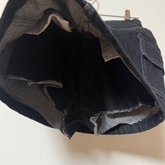 新品　未使用　日本未発売　kindame 骨盤　韓国　ミニ　デニム　ブラック　スカートの画像