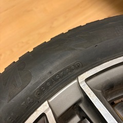 MID VERTEC ONE HS1　19インチ　冬タイヤ付き4本セット の画像