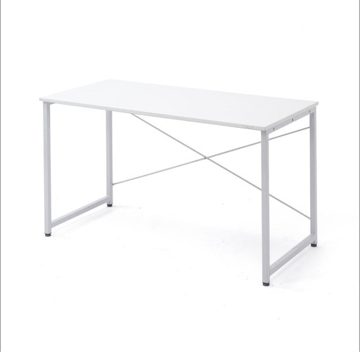 サンワダイレクト デスク 幅120cm×奥行60cm ホワイト (けーちゃん