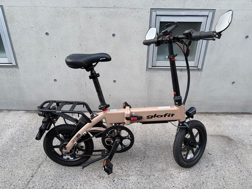 【glafit】GFR-02 電動バイク　電動自転車　電動アシスト自転車　折り畳み自転車 原付　公道走行可【モビチェン付き】