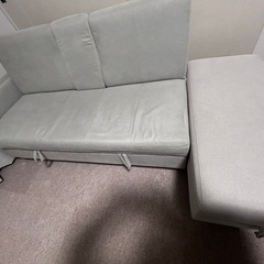 ソファー　3人掛け　多機能ソファーベッド　1台2役　収納機能　引き出し　ダンパー付き　リクライニング　3段階調節　オットマン　おしゃれ　　コーナーソファー　　半額の画像