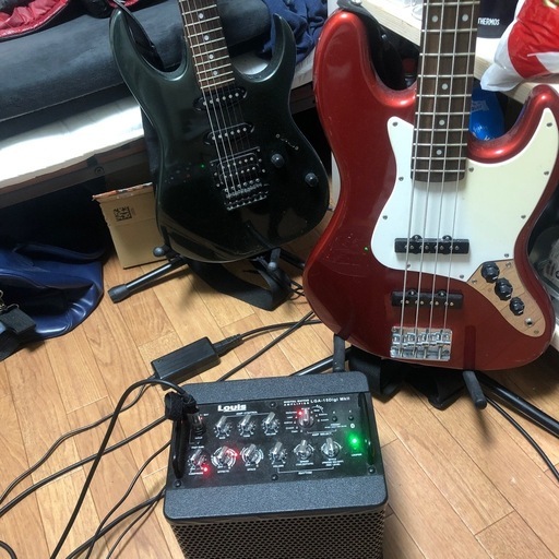 guitar set with amp