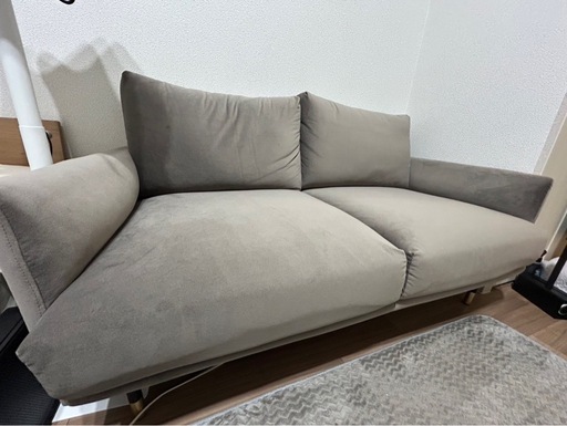 LOWYA リスペシャル ソファ（2人掛け）美品／定価42,990円・引っ越しの