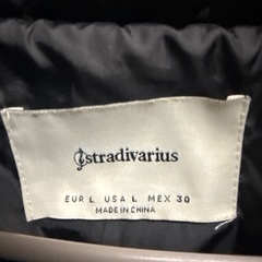 (値下げ中)黒いキルティングダウンジャケット の画像