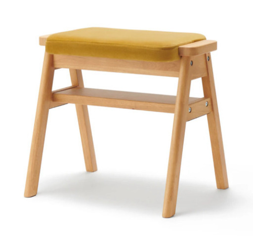 無印良品スタッキングスツールマスタード新品未使用品未開封 (メルモ