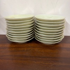 レトロ 花柄 陶磁器 平皿 小皿20枚セットの画像