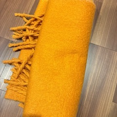 大判フリンジマフラーの画像