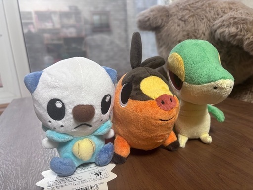 再掲》ツタージャ ポカブ ミジュマル ポケモンぬいぐるみ (橙) 糸井の