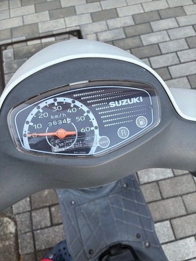 スズキ　レッツ4白　型式CA45A　普通に乗れる　福岡市