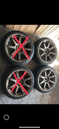 　値下げ　work xc8 8.5j+34 2本