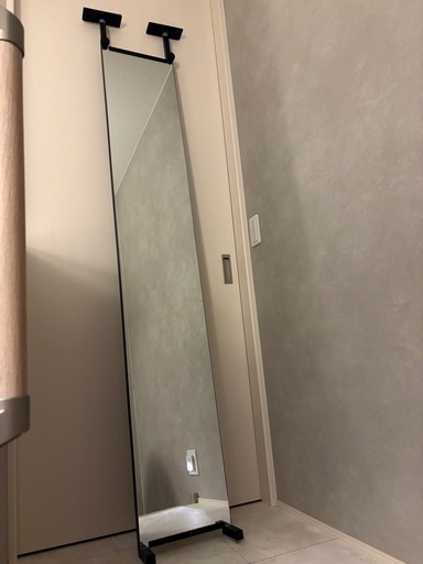 突っ張り姿見　全身鏡