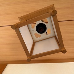 【取引中】和風　木製　照明器具×4　電球用の画像