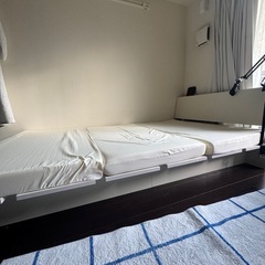 【セミダブル】三つ折りマットレスの画像