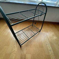 フラワースタンド・金属製２段の画像