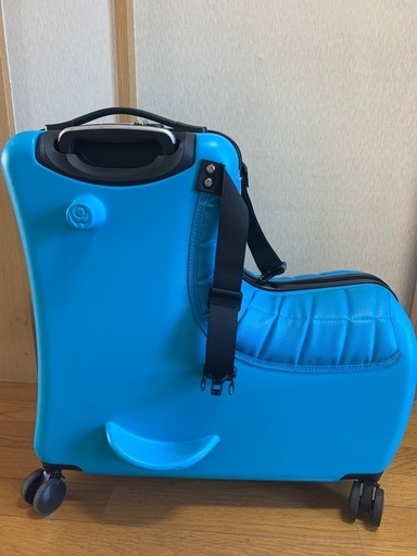 乗れるキャリーケース　L字型キャリーケース　スーツケース　ベビーカー