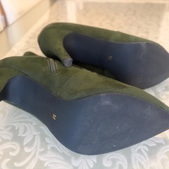 【RANDA】ショートブーツ／モスグリーン／Mサイズの画像