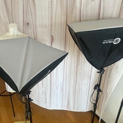 物撮りライト、背景、マネキンセットの画像