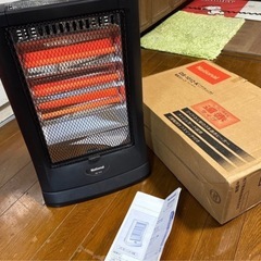 美品　遠赤外線ストーブ   ブラックの画像