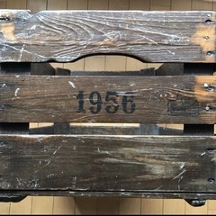 ビンテージ　ポテトボックス② ベジタブル木箱の画像