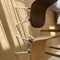 簡易的なイス、2個セットの画像