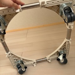洗濯機台　キャスター付きの画像