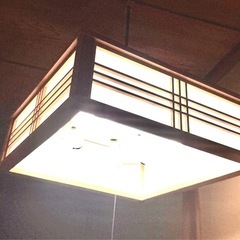 和風蛍光灯の画像